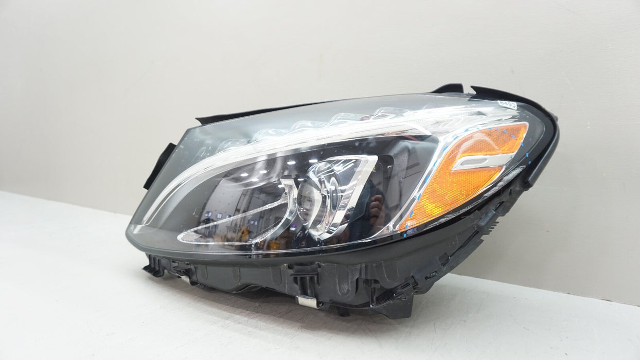 2015-2018 MERCEDES-BENZ C CLASS C300 FRONT LEFT DRIVER SIDE HEADLIGHT OEM