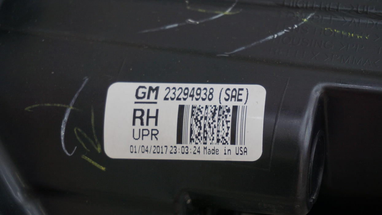 2013-2016 CHEVROLET MALIBU FRONT RIGHT PASSENGERS SIDE HALOGEN HEADLIGHT OEM
