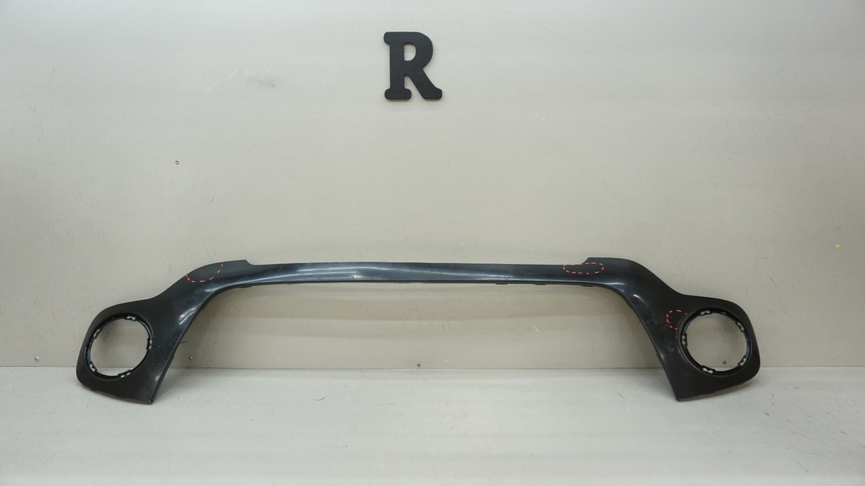 2017-2019 KIA SOUL FRONT BUMPER CENTER TRIM PANEL OEM 86513B2500