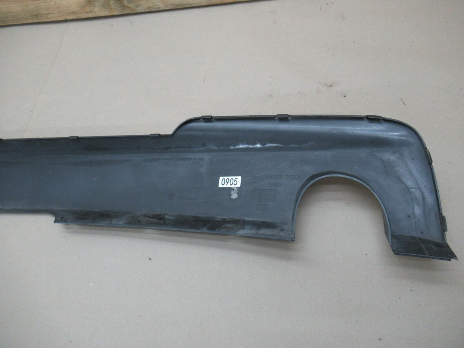 2011-2013 BUMPER 535I REAR LOWER BUMPER COVER PANEL SPOILER VALANCE PLASTIC OEM