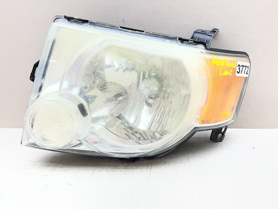 2008-2012 FORD ESCAPE LH DRIVER HALOGEN HEADLIGHT 9L84-13006-A OEM