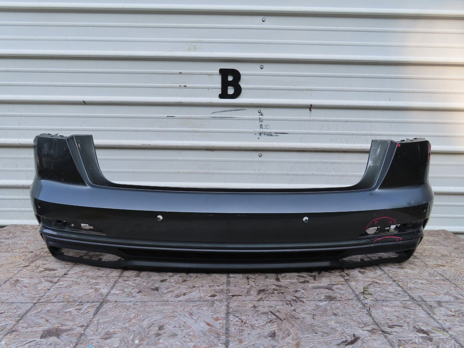 2019-2022 AUDI A6 S-LINE REAR BUMPER COVER W/ LOWER VALANCE PANEL OEM 4K5807511F