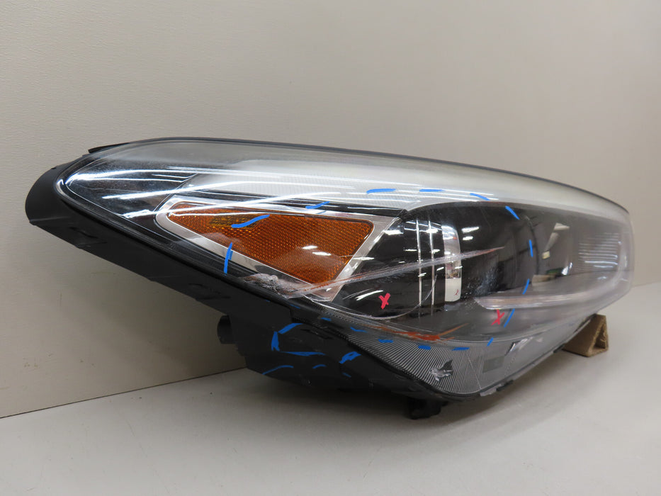 2016-2018 HYUNDAI TUCSON FRONT RIGHT PASSENGER HEADLIGHT HALOGEN W/LED OEM