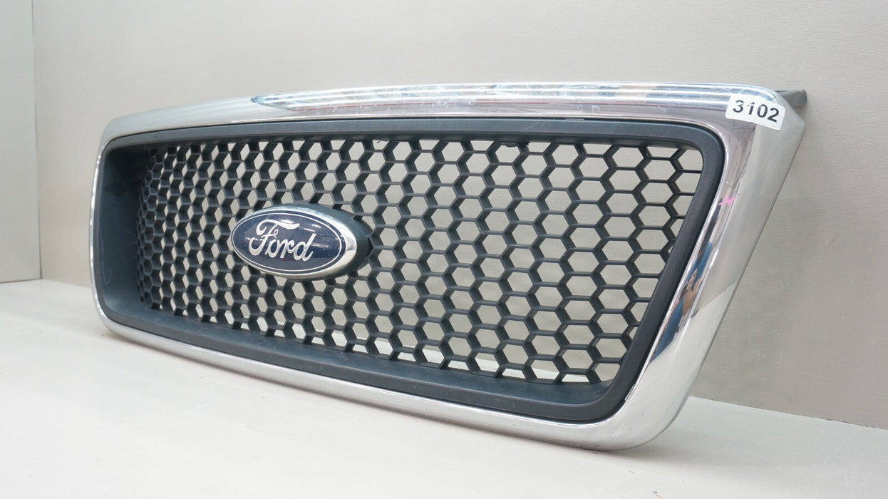 2004-2008 FORD F-150 F150 FRONT UPPER BUMPER RADIATOR GRILLE OEM 4L34-8200