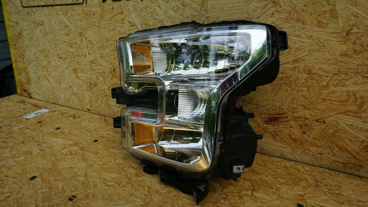 2015-2017 FORD F-150 LEFT DRIVER SIDE HEADLIGHT HALOGEN LIGHT LAMP LENS OEM