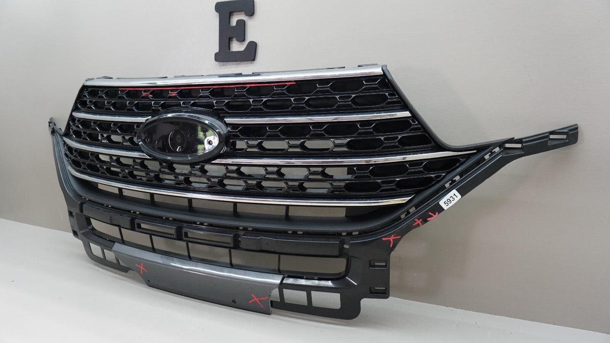 2020-2022 FORD EXPLORER XLT FRONT BUMPER RADIATOR GRILLE GRILL OEM MB5B-8200-JAW