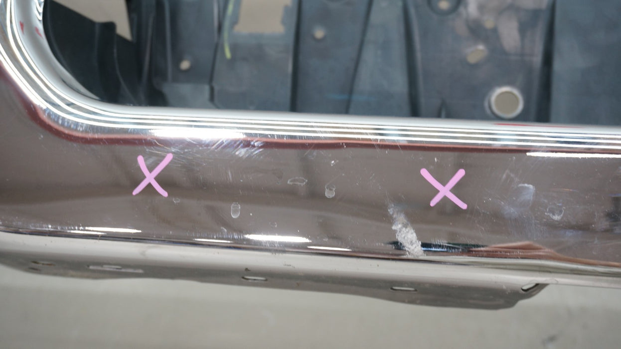 2019-2024 DODGE RAM 2500 3500 REAR CHROME METAL BUMEPR COVER 68576316AA OEM