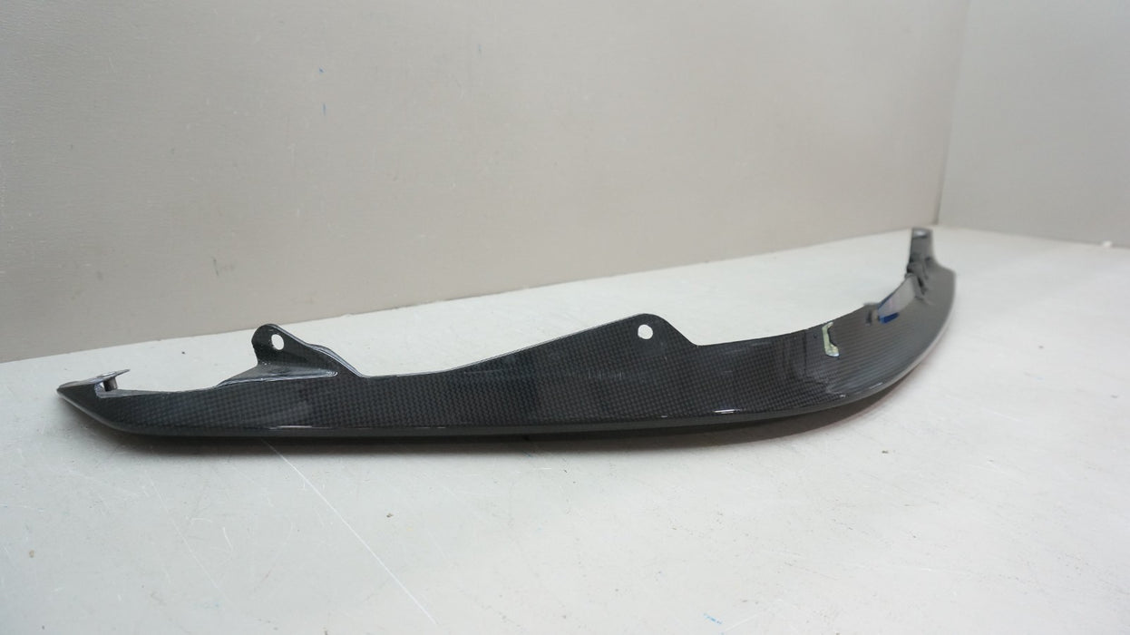 2020-2024 FERRARI SF90 FRONT BUMPER LEFT SPLITTER SPOILER LIP CARBON FIBER OEM