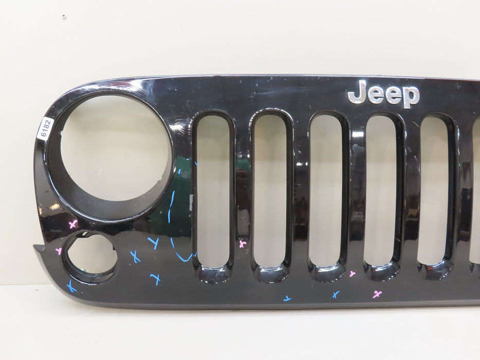 2007-2018 JEEP WRANGLER JK FRONT RADIATOR GRILL GRILLE OEM 1BM91TRM