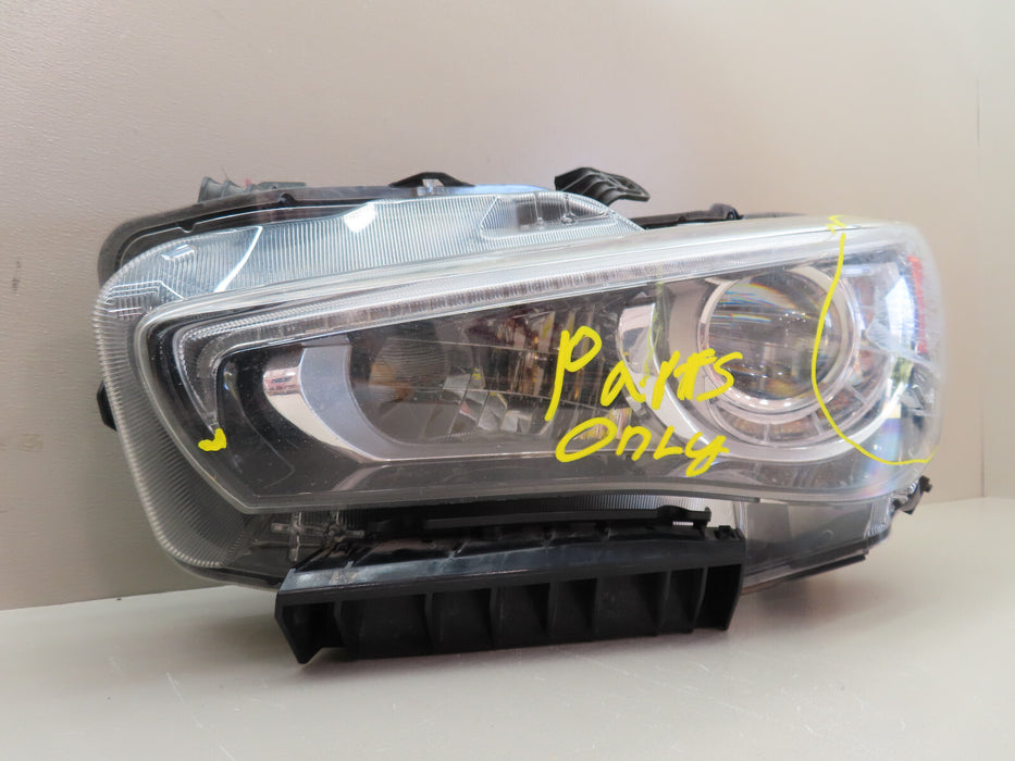 2014-2017 INFINITI Q50 FRONT LEFT DRIVER HEADLIGHT NON ADAPTIVE OEM PARTS ONLY