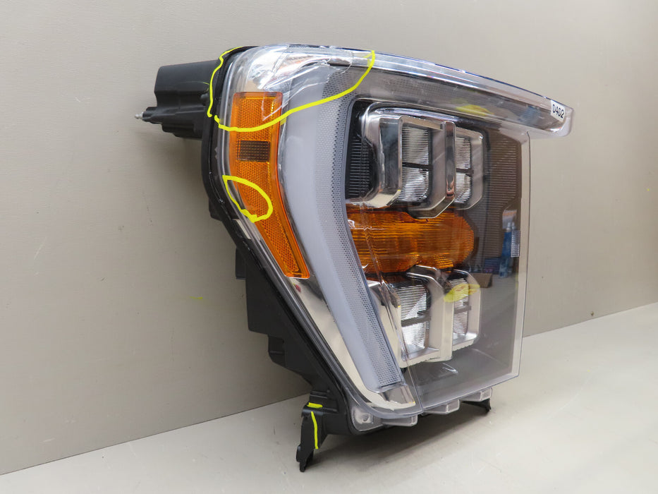 2021-2023 FORD F-150 FRONT RIGHT PASSENGER HEADLIGHT QUAD LED OEM NL34-13E014-AD