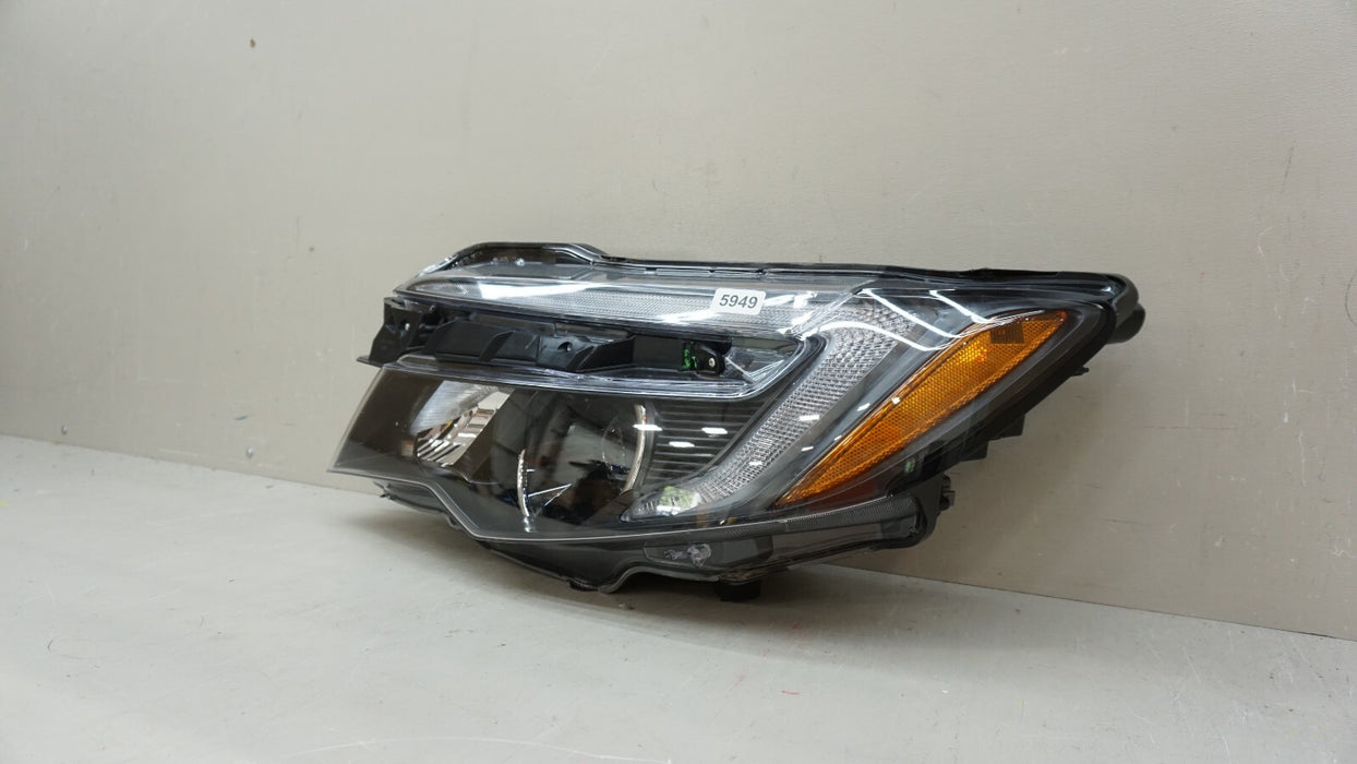 2016-2018 HONDA PILOT FRONT LEFT DRIVERS SIDE HALOGEN  W/LED HEADLIGHT OEM