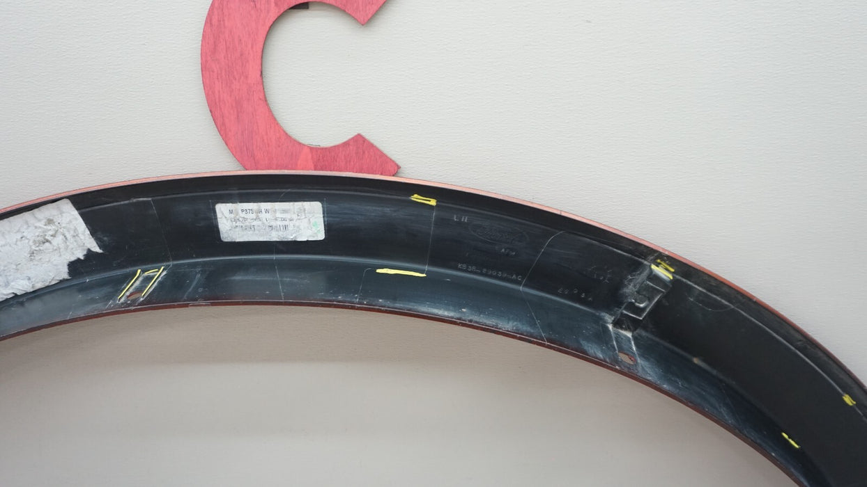 2019-2021 FORD RANGER REAR LEFT SIDE BED WHEEL FLARE MOLDING OEM KB3B-291C21