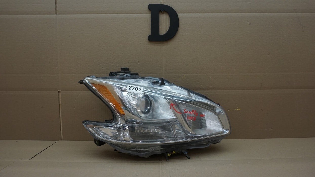 2009-2014 NISSAN MAXIMA FRONT RIGHT PASSENGER SIDE HEADLIGHT OEM