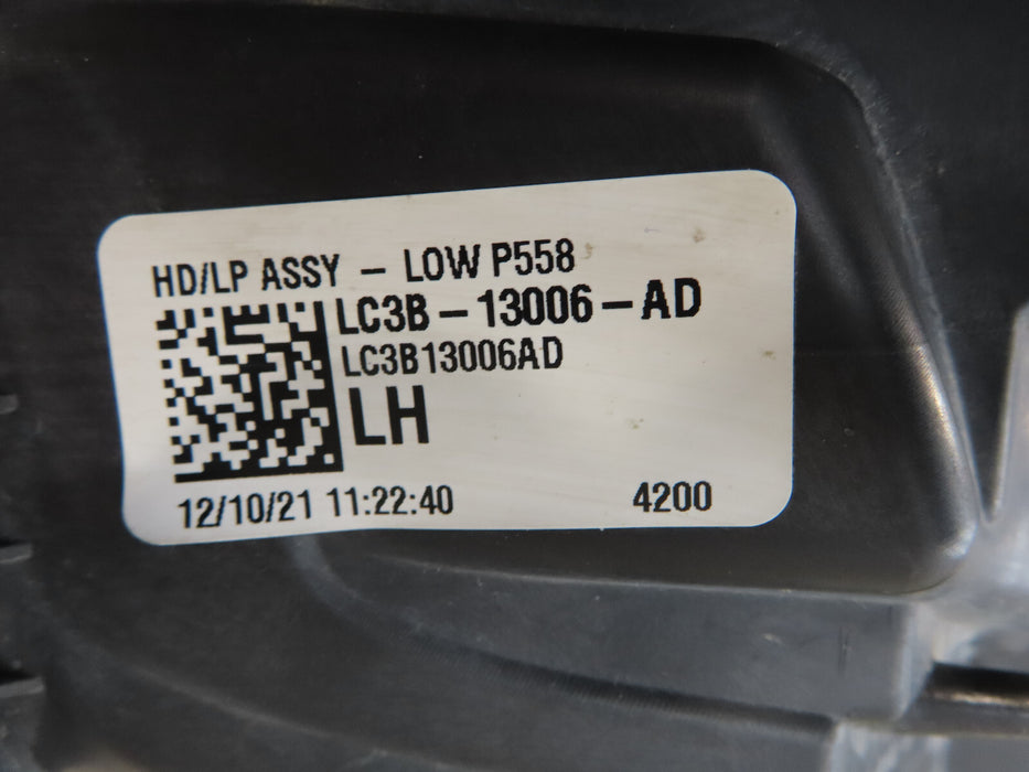2020-2022 FORD F-250 F-350 SUPER DUTY LEFT HEADLIGHT HALOGEN OEM LC3B-13006-AD