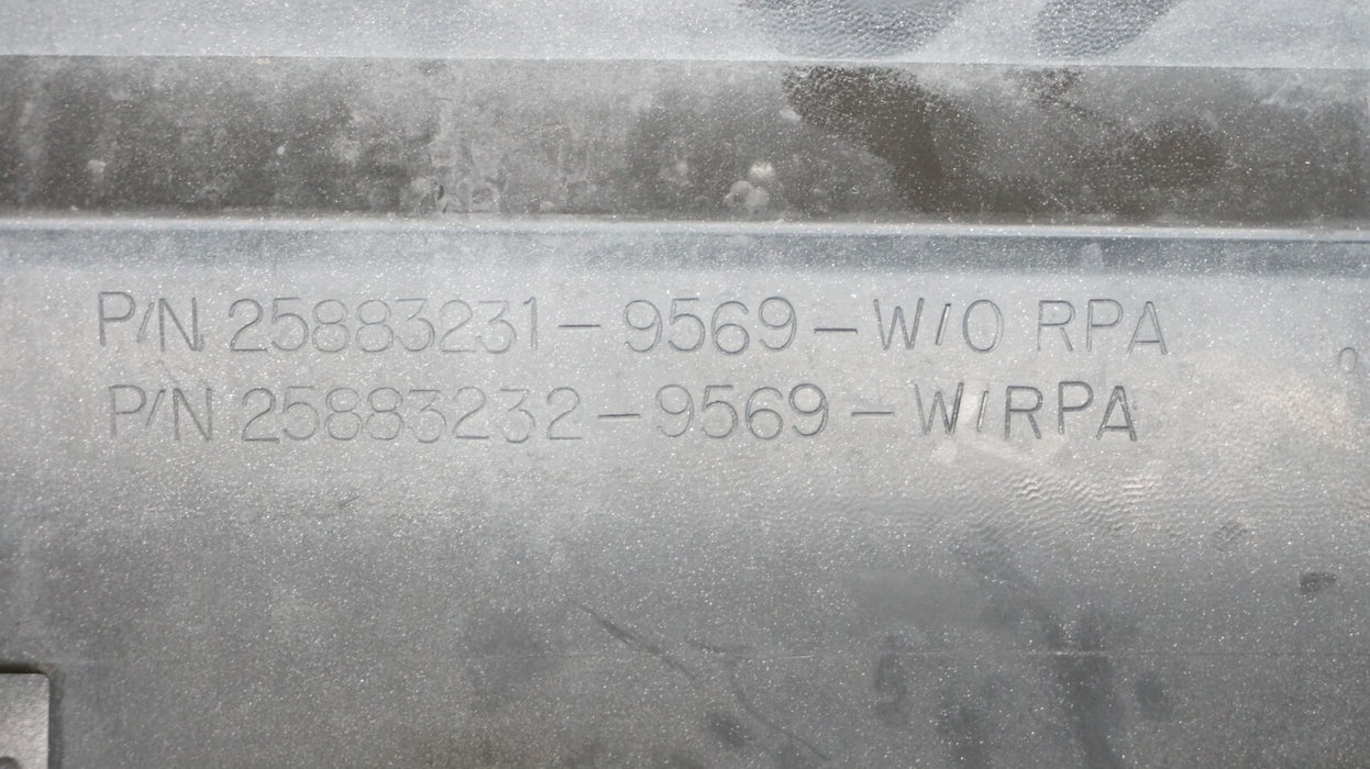 2008-2012 BUICK ENCLAVE REAR BUMPER COVER PANEL OEM 25883231
