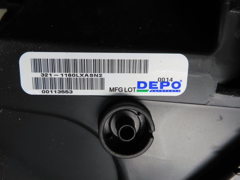 2017-2018 HYUNDAI ELANTRA LEFT DRIVER SIDE HEADLIGHT HALOGEN DEPO AFTERMARKET