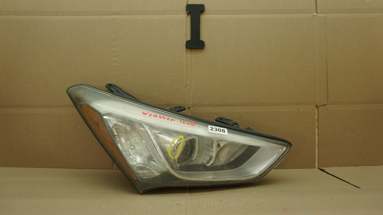 2017-2018 HYUNDAI SANTA FE FRONT RIGHT PASSENGER SIDE HEADLIGHT XENON HID OEM