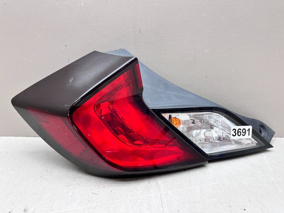 2016-2020 HONDA CIVIC COUPE LH DRIVER LEFT OUTER TAILLIGHT 33550-TBG-A012 OEM