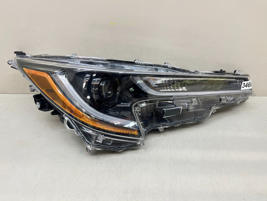 2020-2022 TOYOTA COROLLA LED RIGHT PASSENGER HEADLIGHT HEADLAMP OEM