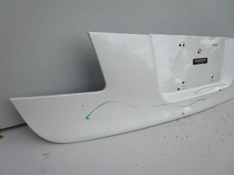 09-15 BMW  F01 F02 740 750 760 REAR TRUNK LICENSE PLATE PANEL COVER TRIM OEM