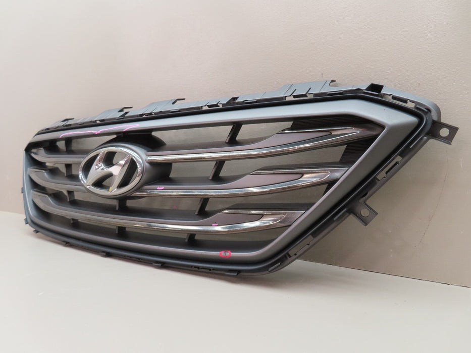 2015-2017 HYUNDAI SONATA FRONT UPPER RADIATOR GRILLE W/ EMBLEM OEM 86351-C2300