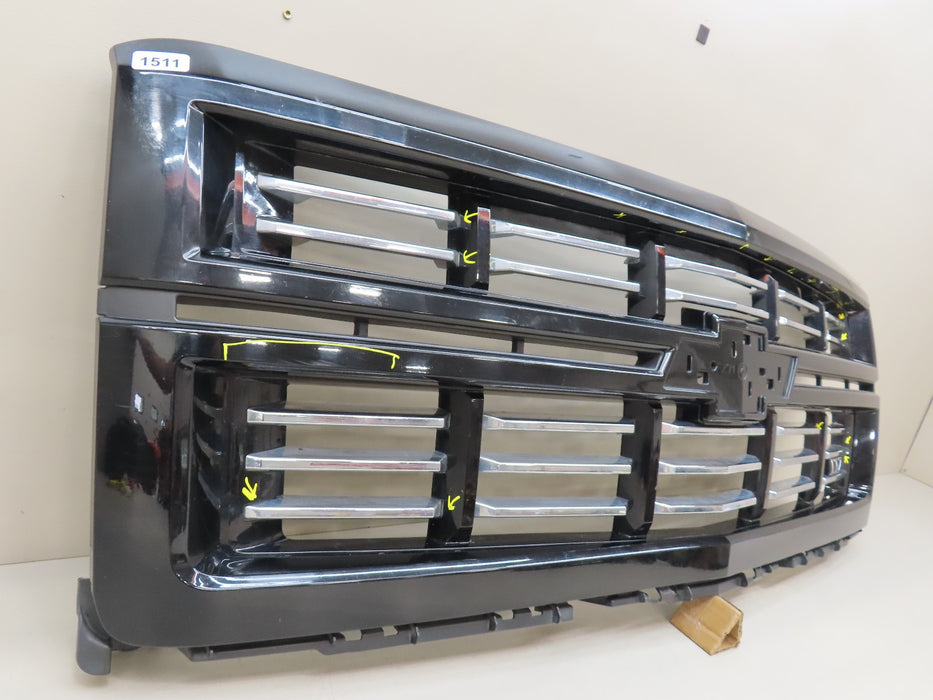 2014-2015 CHEVROLET SILVERADO 1500 LTZ FRONT RADIATOR GRILL GRILLE OEM 23465683