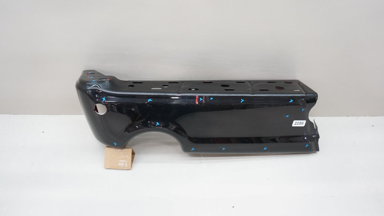 2021-2025 FORD F-150 REAR LEFT DRIVERS SIDE BUMPER END CAP W/ SENSOR HOLE OEM