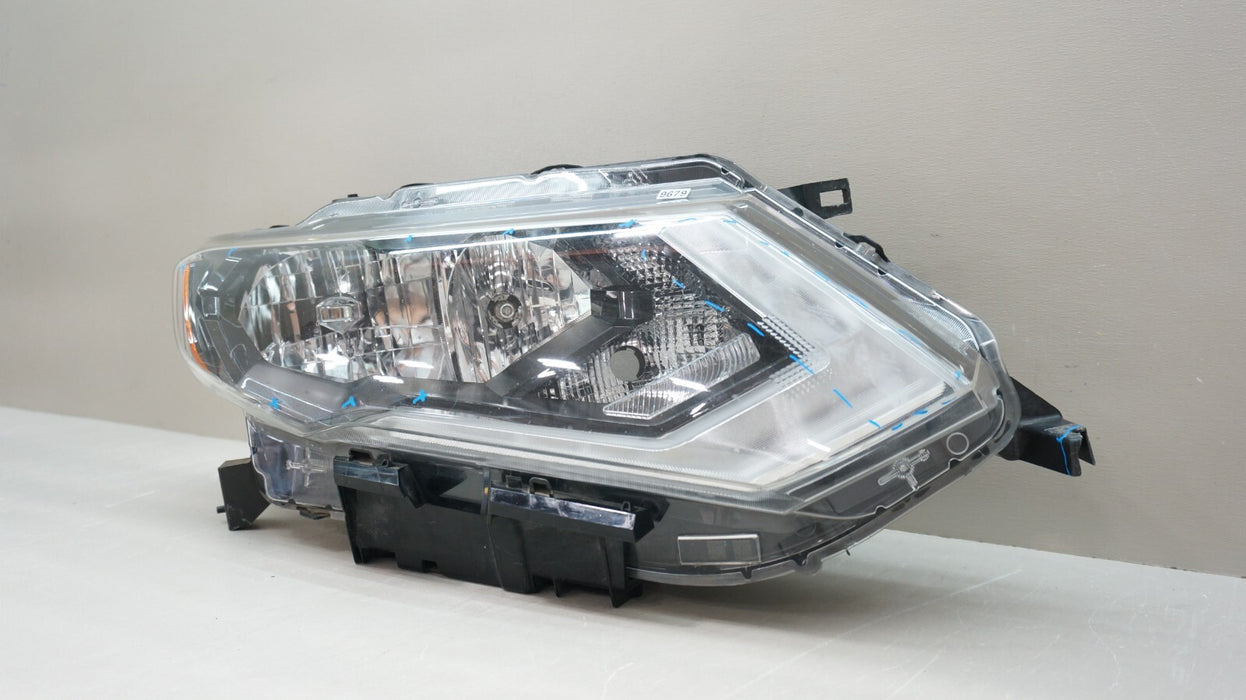 2017-2019 NISSAN ROGUE FRONT RIGHT PASSENGER SIDE HALOGEN WITH LED HEADLIGHT OEM