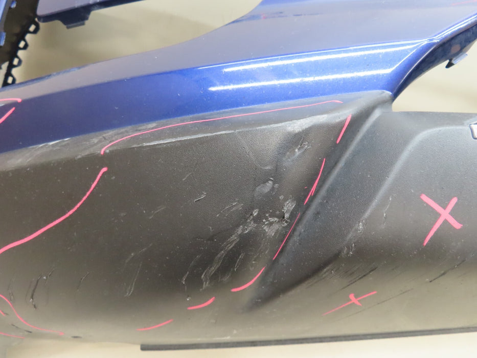 2017-2019 NISSAN ROGUE FRONT BUMPER COVER PANEL W/ MOLDING TRIM OEM 62022-6FL0H