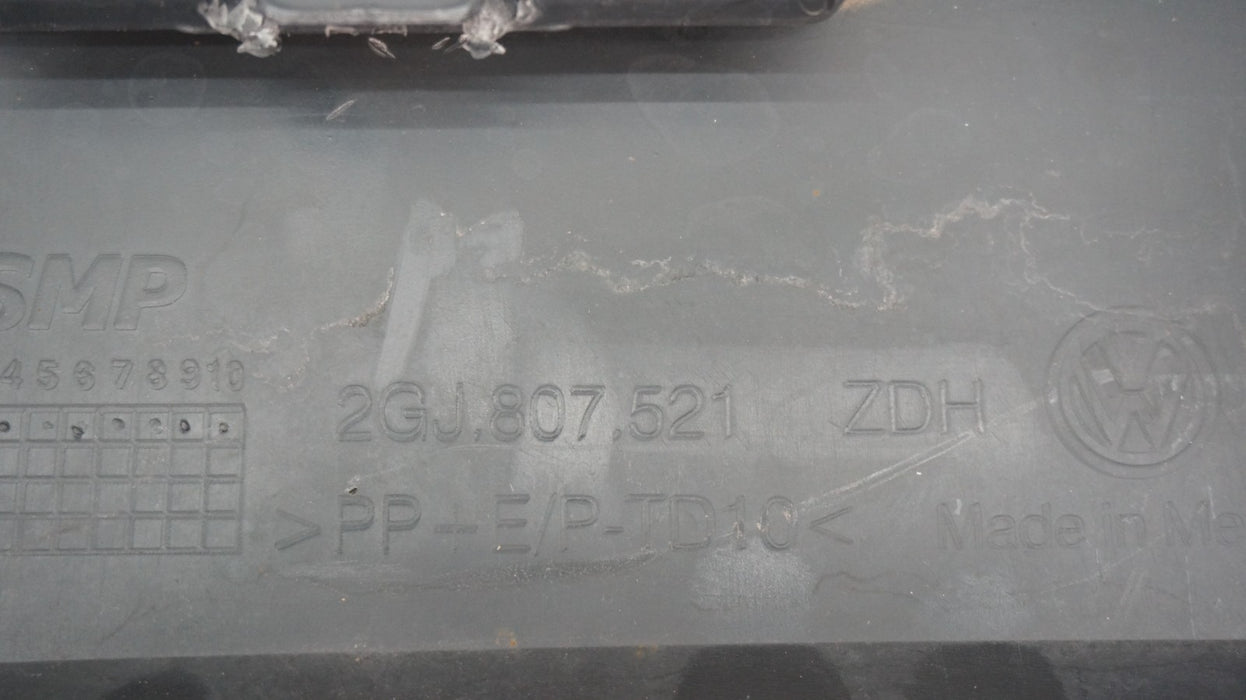 2022-2023 VOLKSWAGEN TAOS REAR LOWER BUMPER COVER VALANCE OEM 2GJ807521