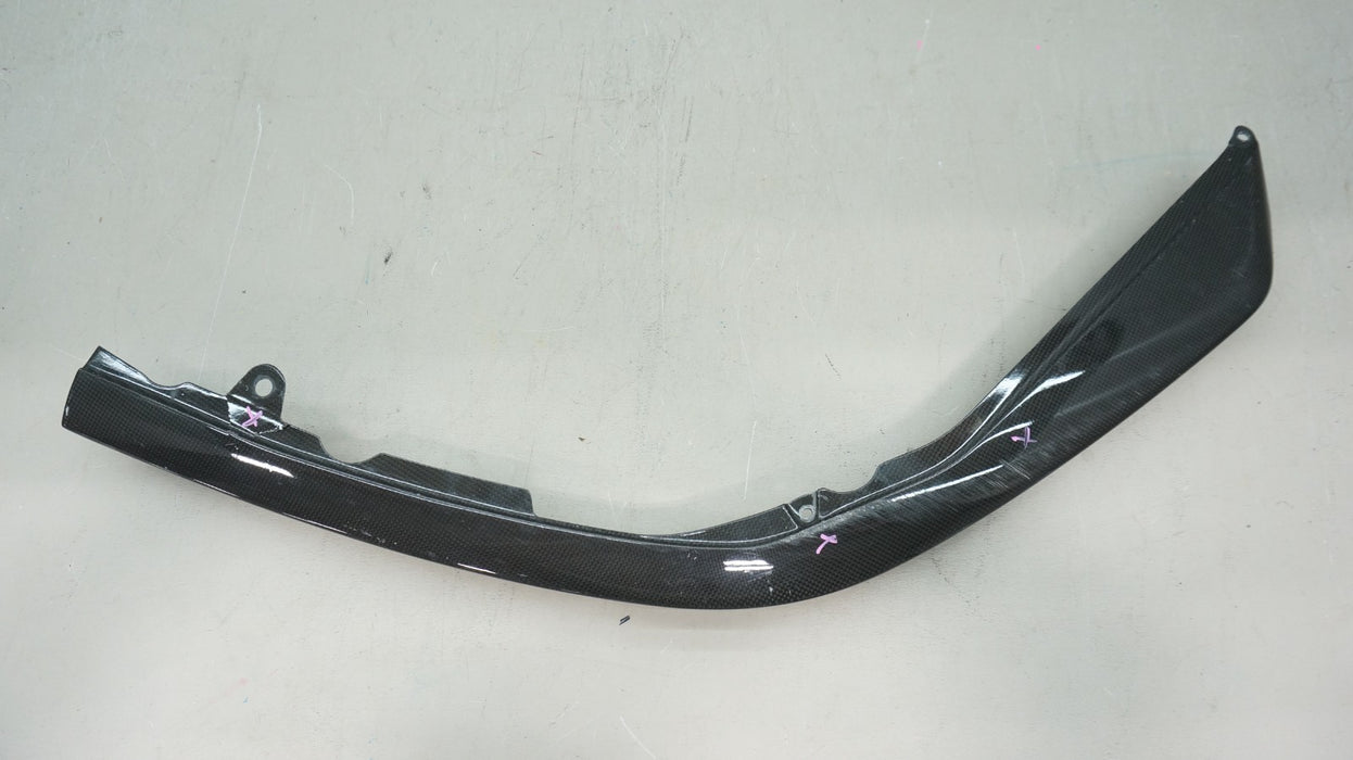 2020-2024 FERRARI SF90 FRONT BUMPER LEFT SPLITTER SPOILER LIP CARBON FIBER OEM