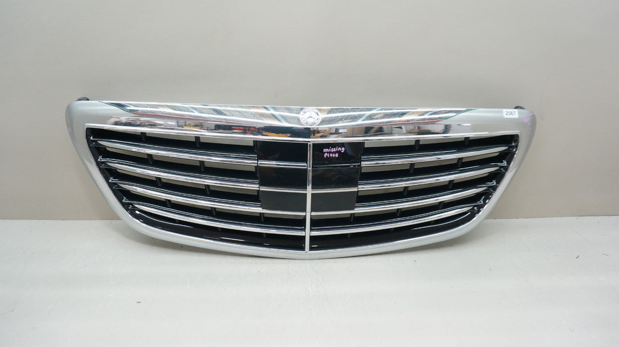 2014-2017 MERCEDES-BENZ S CLASS W222 FRONT BUMPER RADIATOR GRILLE OEM A22288004