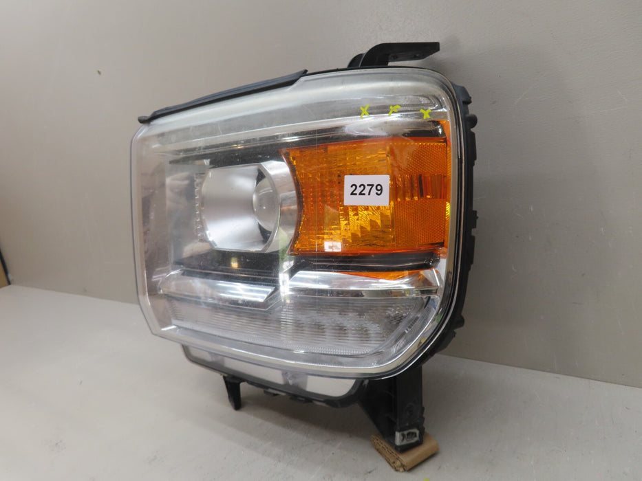 2014-2017 GMC SIERRA 2500 3500 HD LEFT HEADLIGHT LAMP HALOGEN LED OEM 23130715