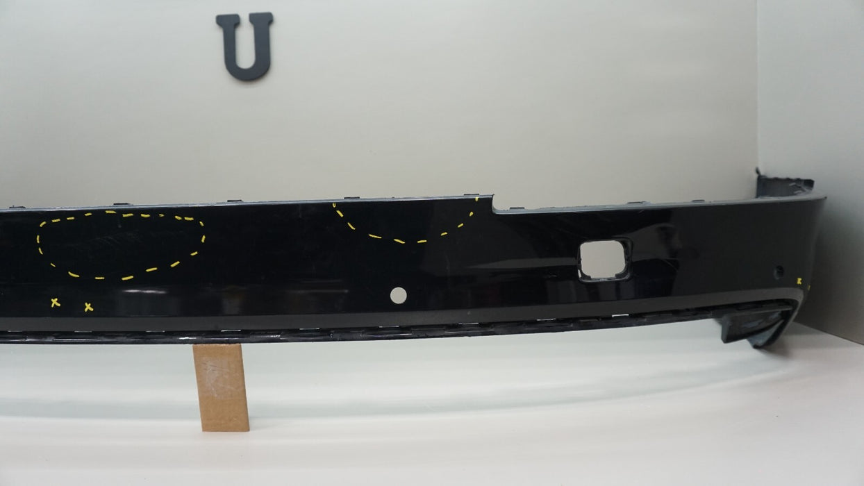 2017-2019 AUDI Q7 REAR LOWER BUMPER COVER VALANCE OEM 4M0807527B