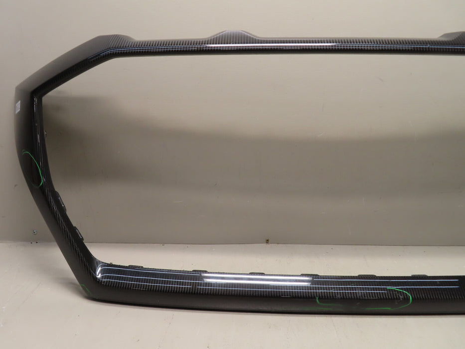 2020+ AUDI RS Q8 FRONT CARBON GRILL TRIM SURROUND 4M8.807.725.B OEM