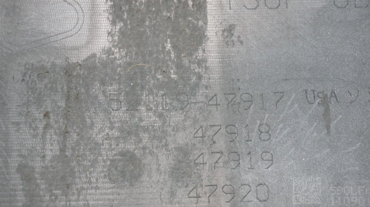 2010-2011 TOYOTA PRIUS FRONT BUMPER COVER PANEL WITH FOG LIGHTS  OEM 52119-47917