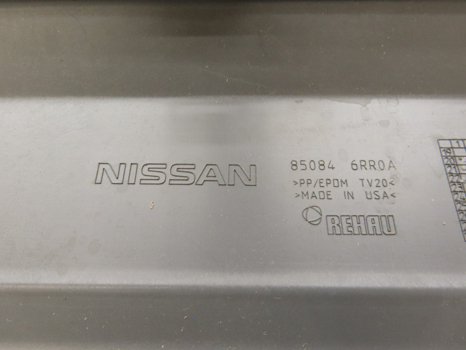2021 2022 NISSAN ROGUE REAR LOWER BUMPER COVER VALANCE OEM  85084-6RR0A