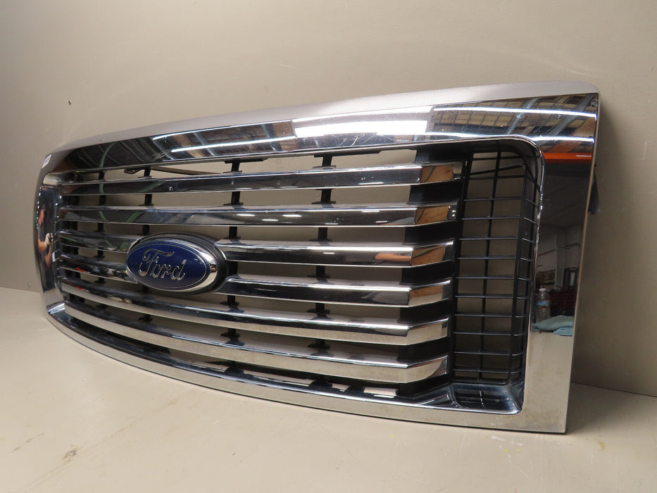 2009-2014 Ford F-150 XLT FRONT CHROME GRILL GRILLE OEM