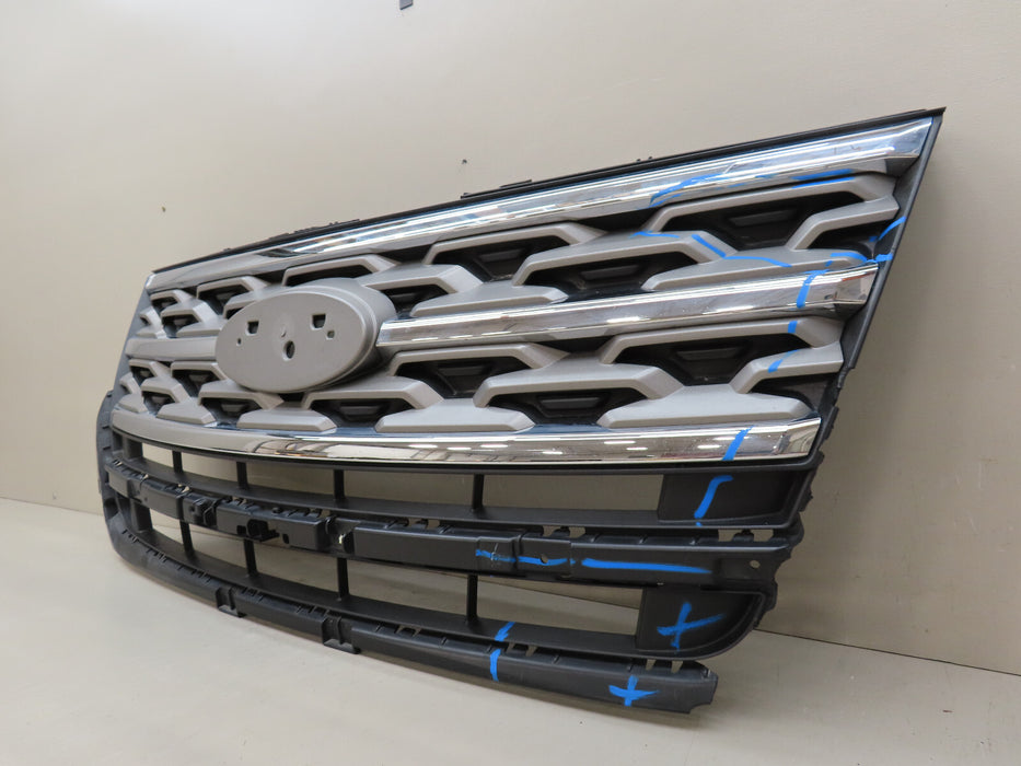 2018-2019 FORD EXPLORER FRONT BUMPER RADIATOR GRILLE GRILL OEM JB53-8200-AAW