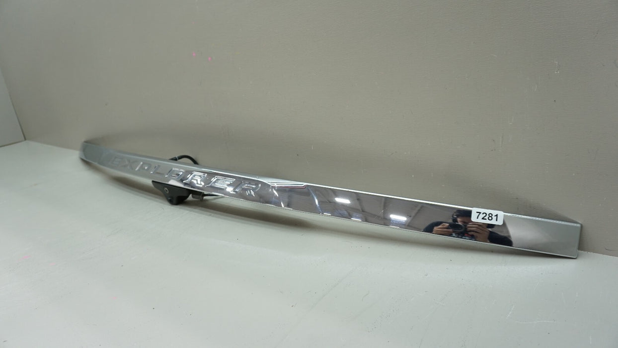 2016-2019 FORD EXPLORER REAR TRUNK CHROME TRIM W/CAMERA 230516A OEM 16 17 18 19
