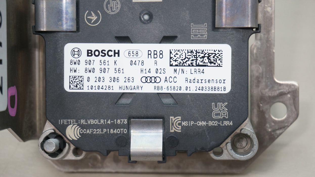 2020-2024 AUDI A5 S5 RIGHT PASSENGER SIDE ACC DISTRONIK SENSOR OEM 8W0907541K