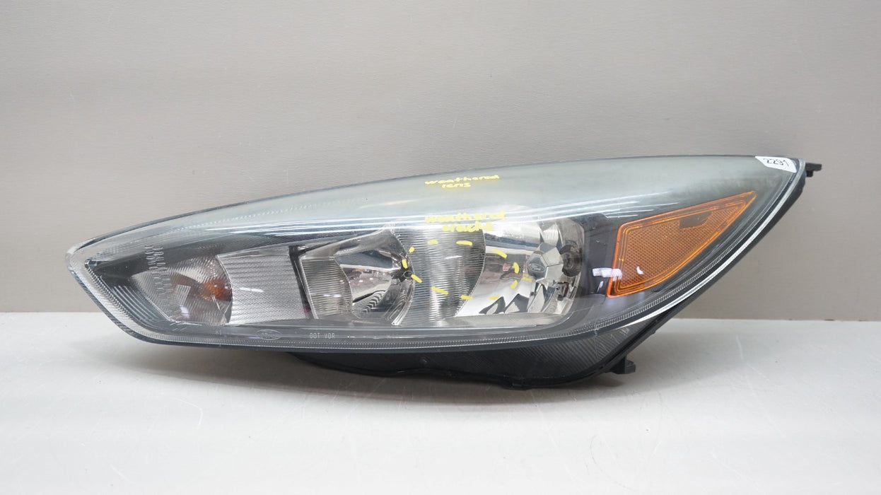 2015-2018 FORD FOCUS FRONT LH LEFT DRIVER SIDE HALOGEN HEADLIGHT OEM