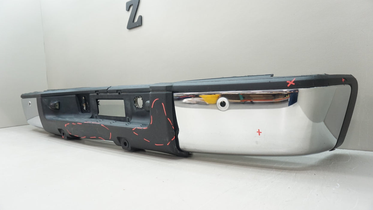 2007-2013 CHEVROLET SILVERADO GMC SIERRA 1500 REAR METAL BUMPER ASSEMBLY OEM