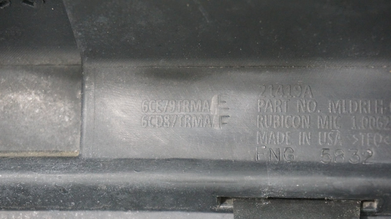 2018-2024 JEEP WRANGLER REAR LH LEFT DRIVER SIDE FENDER FLARE OEM