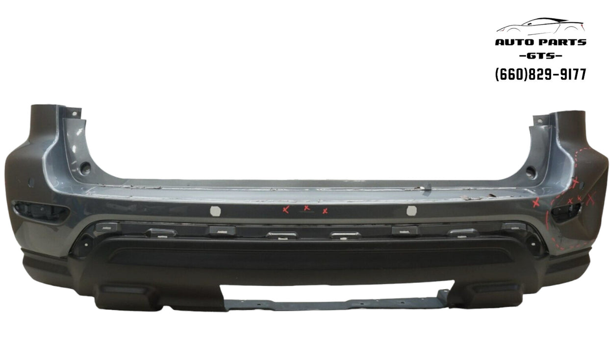 2017-2018 NISSAN PATHFINDER S PLATINUM W/SENSOR HOLES REAR BUMPER COVER OEM