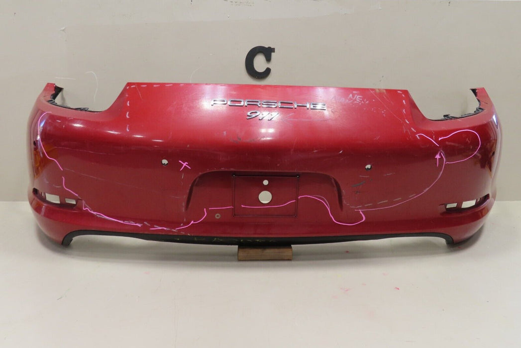 2013-2016 PORSCHE 911 CARRERA REAR BUMPER COVER W/ LOWER VALANCE OEM 991505411
