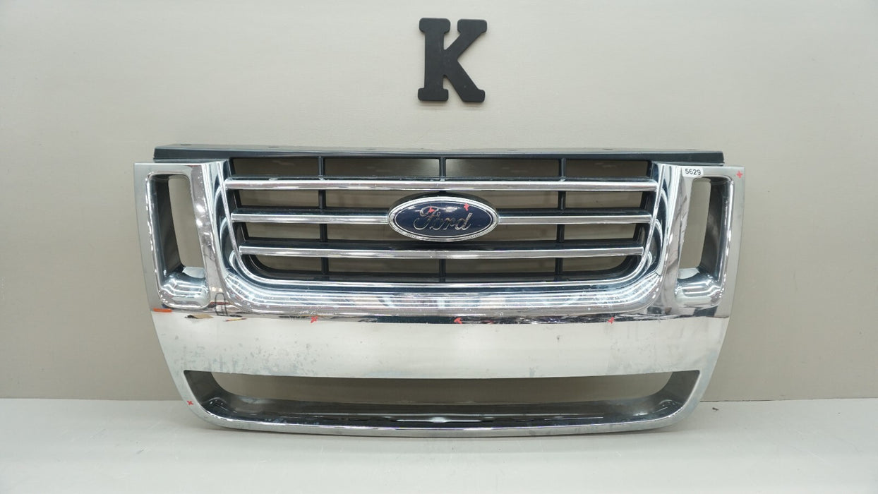 2006-2010 FORD EXPLORER FRONT CHROME RADIATOR GRILLE OEM 8L248150