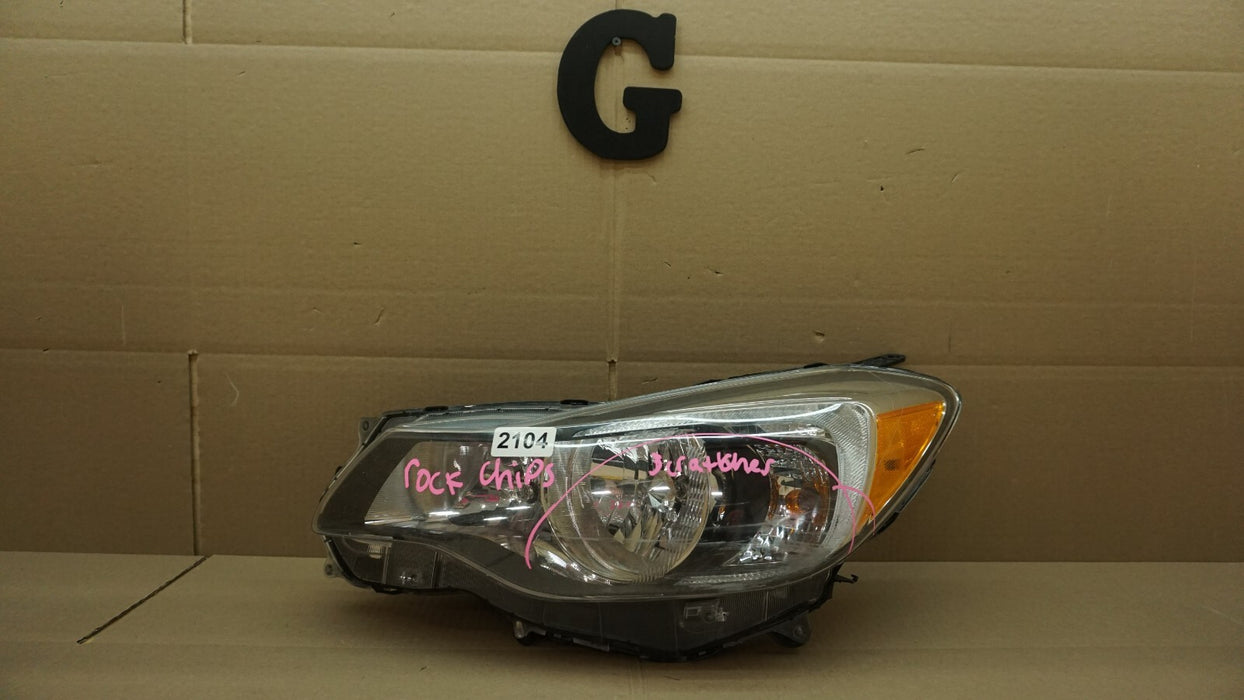 2012-2015 SUBARU XV CROSSTREK IMPREZA LEFT DRIVER SIDE HEADLIGHT HALOGEN OEM