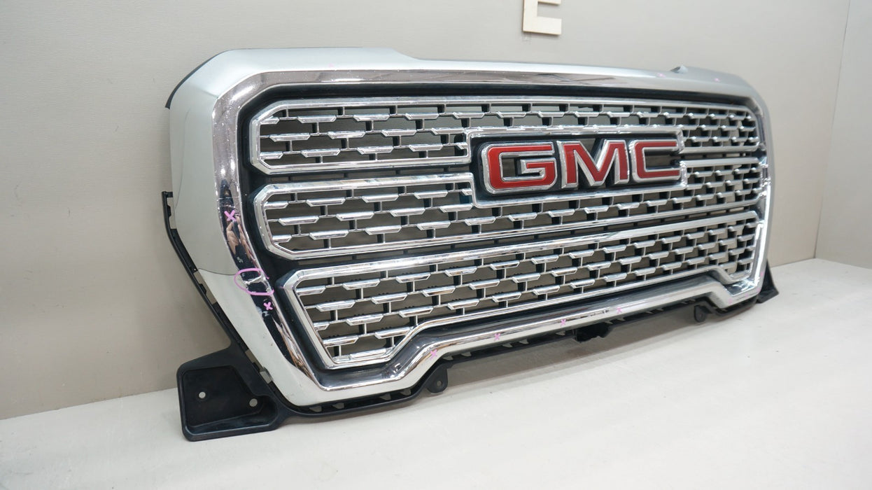 2019-2021 GMC SIERRA DENALI FRONT BUMPER RADIATOR GRILLE OEM